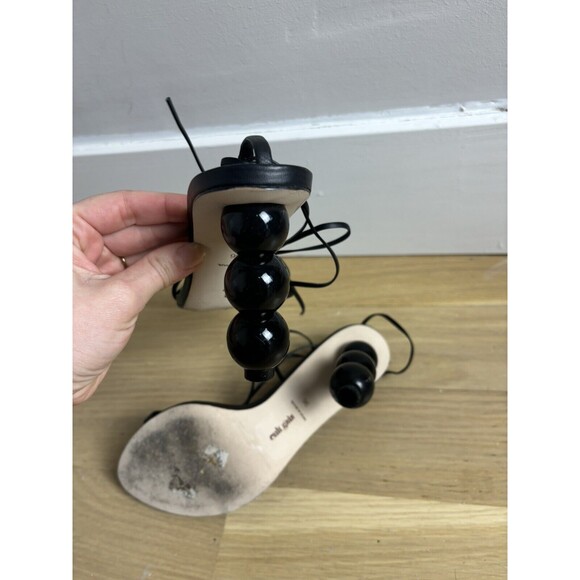 Cult Gaia Karina Heel Black 36 Ball Heels - Picture 5 of 7